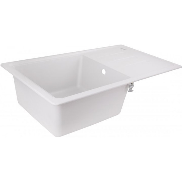 Кухонна мийка Lidz 780x435/200 WHI-01 (LIDZWHI01780435200)