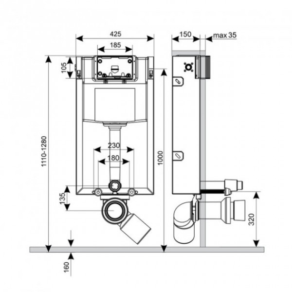 Інсталяція Qtap Nest QT0133M425