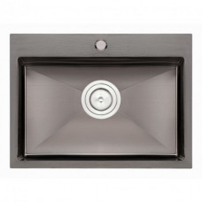 Кухонна мийка Qtap D5843BL 2.7/1.0 мм (QTD5843BLPVD10)