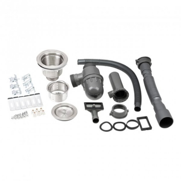 Кухонна мийка Qtap D5843BL 2.7/1.0 мм (QTD5843BLPVD10)