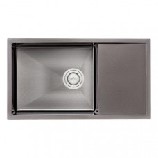 Кухонна мийка Qtap D7844BL 3.0/1.2 мм (QTD7844BLPVD12)