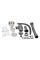 Кухонна мийка Qtap D7844BL 3.0/1.2 мм (QTD7844BLPVD12)