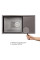 Кухонна мийка Qtap D7844BL 3.0/1.2 мм (QTD7844BLPVD12)