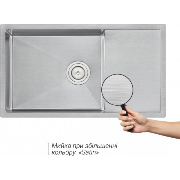 Кухонна мийка Qtap D7844 3.0/1.2 мм (QTD784412)