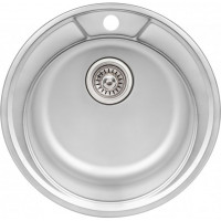 Кухонна мийка Qtap D490 Satin 0,8 мм (QTD490SAT08)