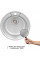 Кухонна мийка Qtap D490 Satin 0,8 мм (QTD490SAT08)