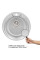 Кухонна мийка Qtap D490 Micro Decor 0,8 мм (QTD490MICDEC08)