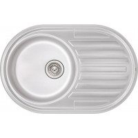 Кухонна мийка Qtap 7750 Satin 0,8 мм (QT7750SAT08)
