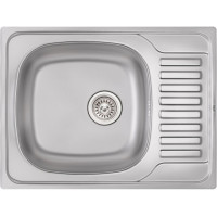 Кухонна мийка Qtap 6550 Satin 0,8 мм (QT6550SAT08)