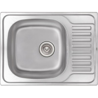 Кухонна мийка Qtap 6550 Micro Decor 0,8 мм (QT6550MICDEC08)