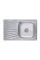 Кухонна мийка Lidz 7848 Decor 0,8 мм (LIDZ7848DEC)