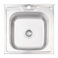 Кухонна мийка Lidz 5050 Decor 0,8 мм (LIDZ5050DEC08)