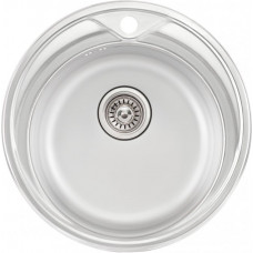 Кухонна мийка Qtap D510 Satin 0,8 мм (QTD510SAT08)