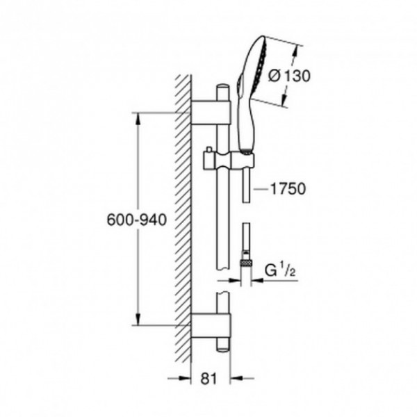 Grohe Power&Soul 130 27738000