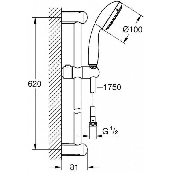 Grohe New Tempesta 100 27598001