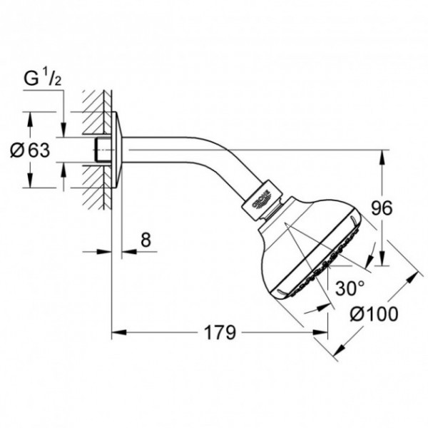 Grohe New Tempesta 100 27870001