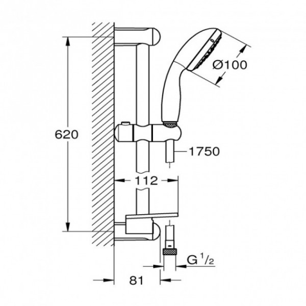 Grohe New Tempesta 100 27927001