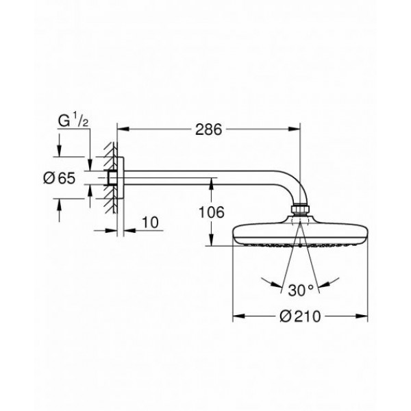 Grohe Tempesta 210 26411000