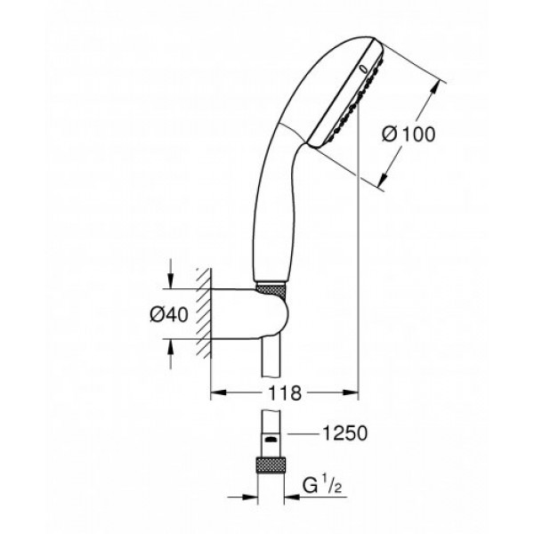 Grohe New Tempesta 100 26164001