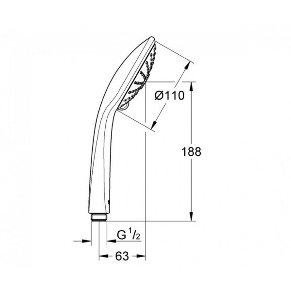 Grohe Euphoria 110 Massage 26513000