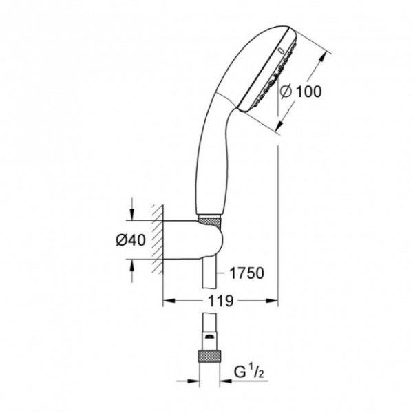 Grohe New Tempesta 100 27849001