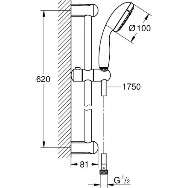 Grohe New Tempesta 100 27924001