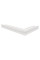 Вентиляційна решітка ліва SAVEN Loft Angle 60х400х600 біла