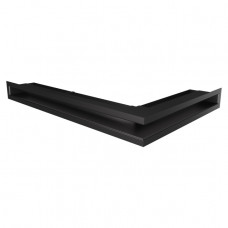 Вентиляційна решітка ліва SAVEN Loft Angle 60х400х600 чорна