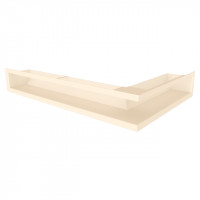 Вентиляційна решітка ліва SAVEN Loft Angle 90х400х600 кремова