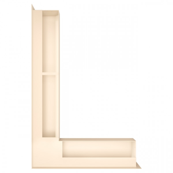 Вентиляційна решітка ліва SAVEN Loft Angle 90х400х600 кремова