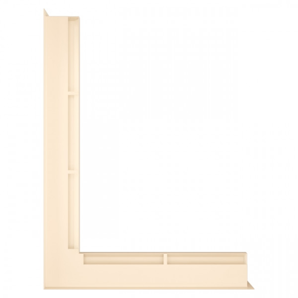 Вентиляційна решітка ліва SAVEN Loft Angle 60х600х800 кремова