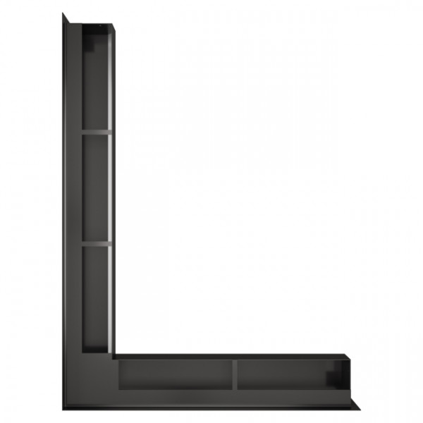 Вентиляційна решітка ліва SAVEN Loft Angle 90х600х800 гарфитова