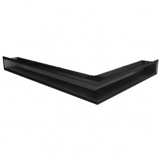 Вентиляційна решітка ліва SAVEN Loft Angle 90х600х800 чорна