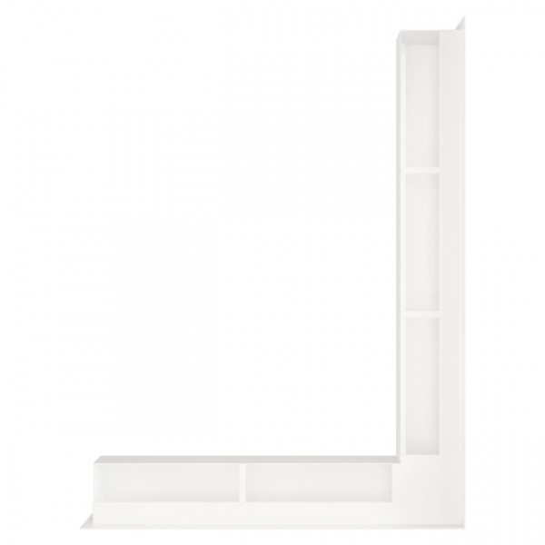 Вентиляційна решітка права SAVEN Loft Angle 60х800х600 біла