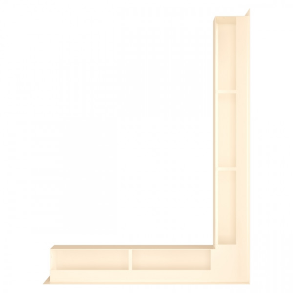Вентиляційна решітка права SAVEN Loft Angle 60х800х600 кремова