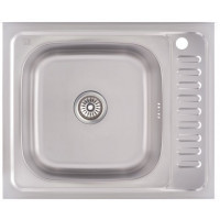 Кухонна мийка Lidz 6050-L 0,6 мм Decor (LIDZ6050L06DEC)