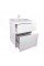 Комплект Qtap Albatross 605х825х460 White тумба підлогова + раковина