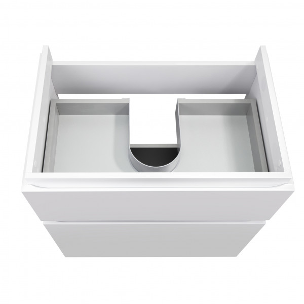 Комплект Qtap Albatross 710х825х460 White тумба підлогова + раковина