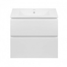 Комплект Qtap Albatross 710х725х460 White тумба підвісна + раковина
