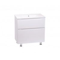 Комплект Qtap Scorpio 810х825х460 White тумба підлогова + раковина