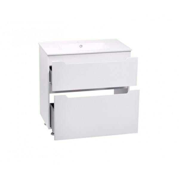 Комплект Qtap Scorpio 810х825х460 White тумба підлогова + раковина