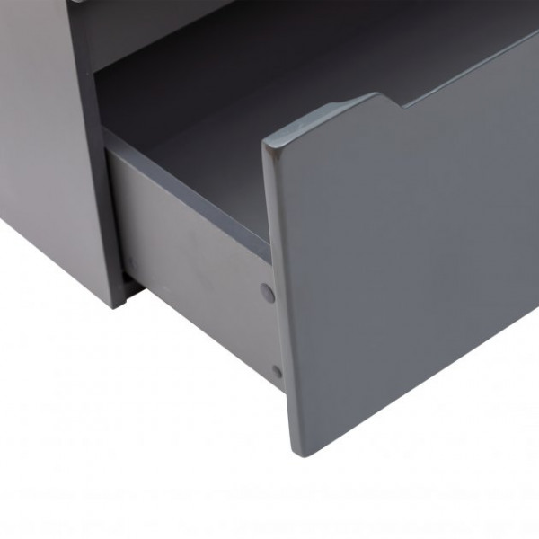 Комплект Qtap Scorpio 810х585х460 Graphite тумба підвісна + раковина