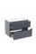 Комплект Qtap Scorpio 810х585х460 Graphite тумба підвісна + раковина