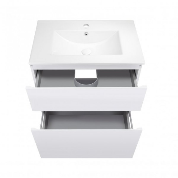 Комплект Qtap Albatross 810х825х460 White тумба підлогова + раковина