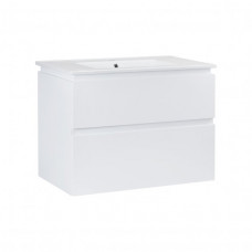 Комплект Qtap Albatross 810х725х460 White тумба підвісна + раковина