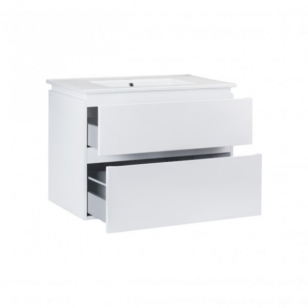 Комплект Qtap Albatross 810х725х460 White тумба підвісна + раковина