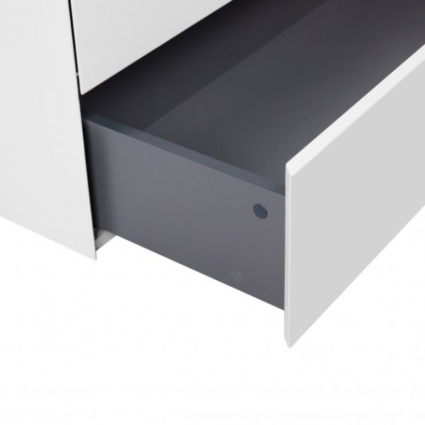 Тумба підвісна Qtap Tern 600х476х469 White зі стільницею та рушником утримувачем QT1779TPL601W QT177