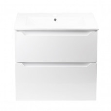 Комплект Qtap Scorpio 710х585х460 White тумба підвісна + раковина
