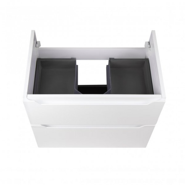 Комплект Qtap Scorpio 710х585х460 White тумба підвісна + раковина
