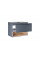 Тумба підвісна Qtap Robin 700х476х437 Graphite/Whitish oak зі стільницею QT1379TPН7002GWO